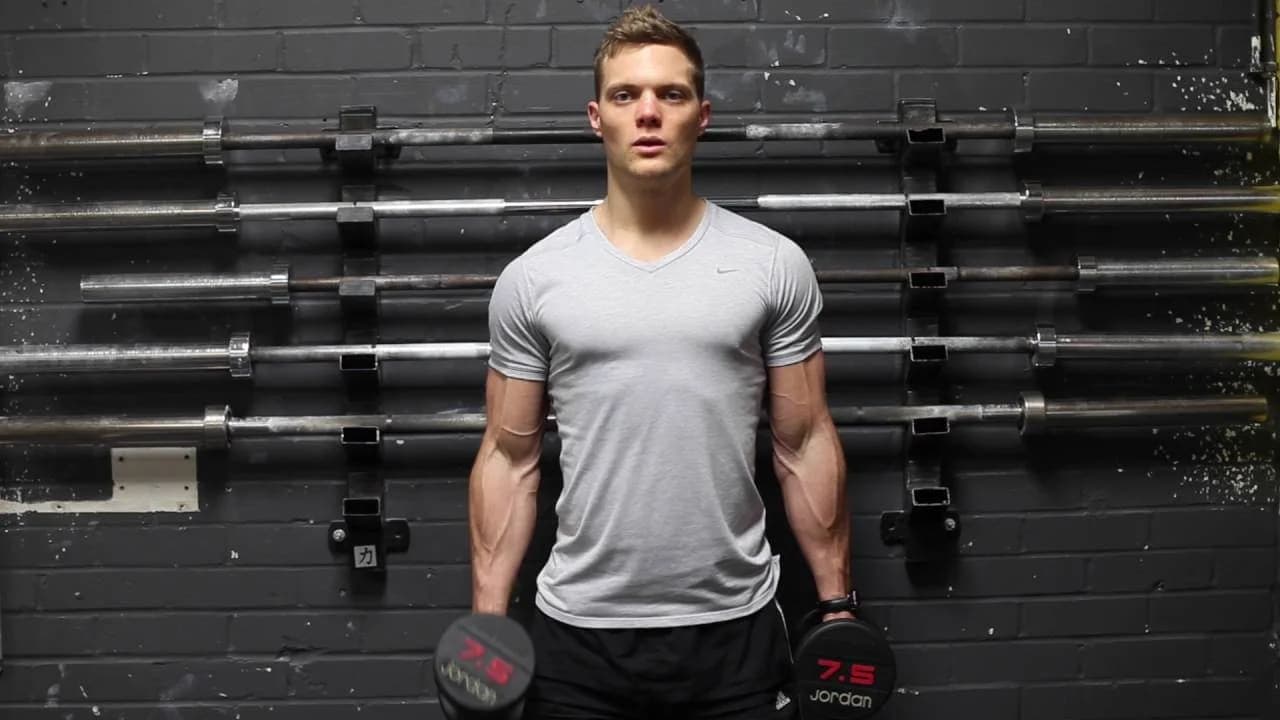 Alternate Standing Hammer Curl