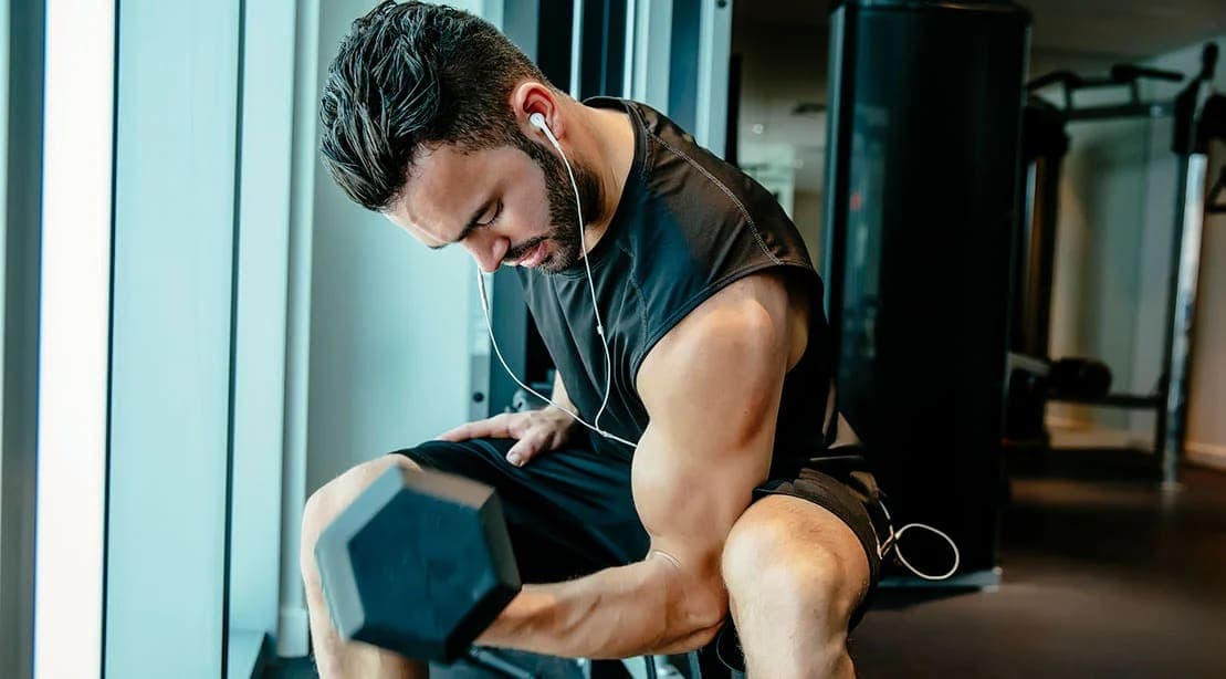 Seated Barbell Curl