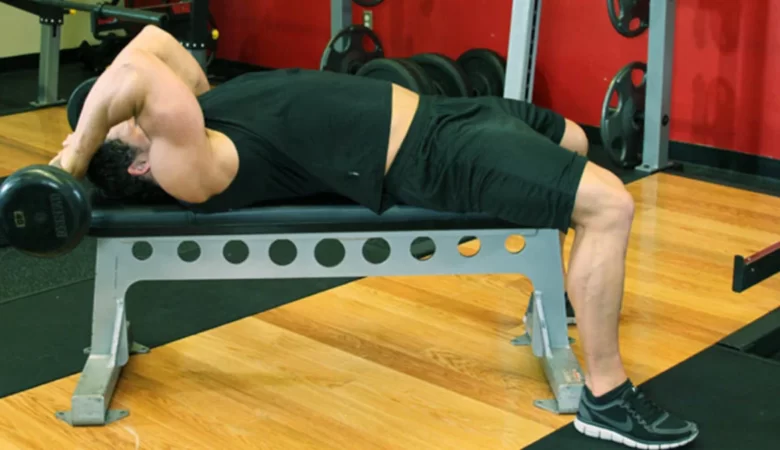 Decline Lying Tricep Extension (Skullcrusher)