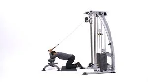Kneeling Overhead Tricep Extension (Over Flat Bench) 1 Kneeling Overhead Tricep Extension (Over Flat Bench)