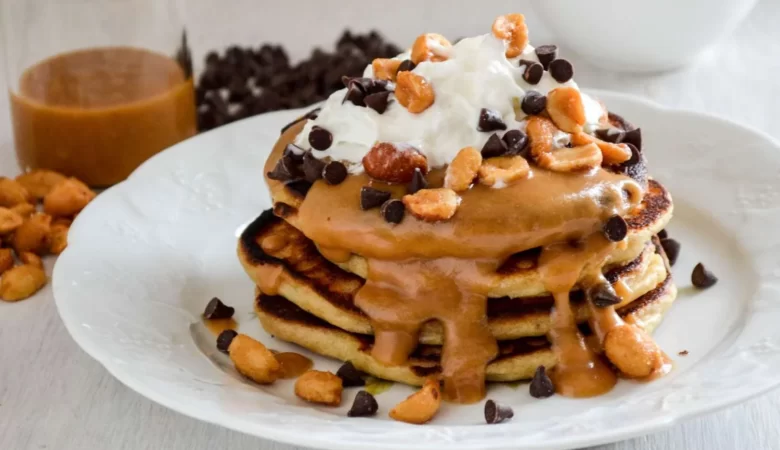 bol fistik ezmeli saglikli pankek tarifi