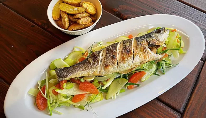 levrekli salata tarifi