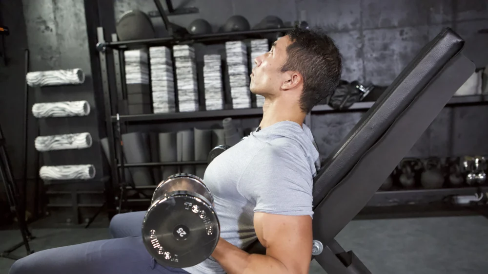 Incline Dumbbell Curl