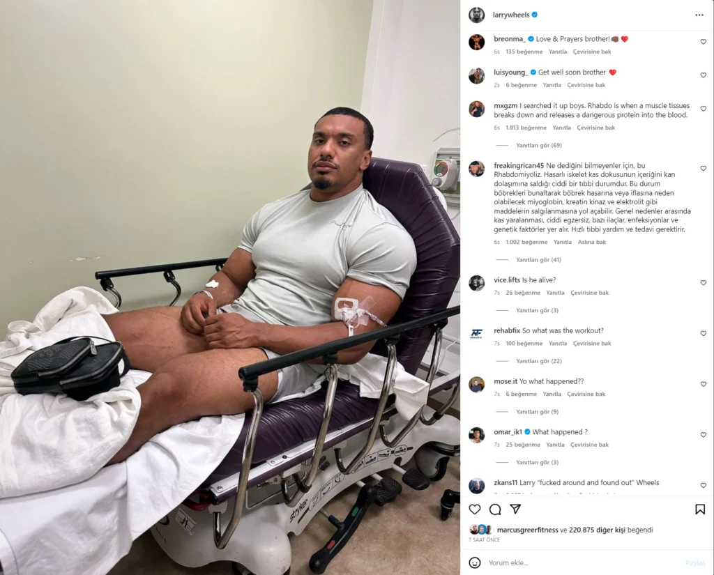 Larry Wheels Hastaneye Kaldirildi 2